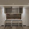 Finish Modern Designs PVC Kitchen Cabinet Competitive Price Kitchen Cabinet Set