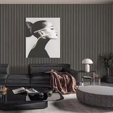 Pvc Foam Board Wpc Wall Panel Wall Cladding Laminated Flexible Custom Size Metal Waterproof Modern, Light Luxury And Simplicity