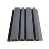 Wpc Pvc Decorative Interior Wall Covering Plastic Cladding Three Groove Wood 3d Wall Panel