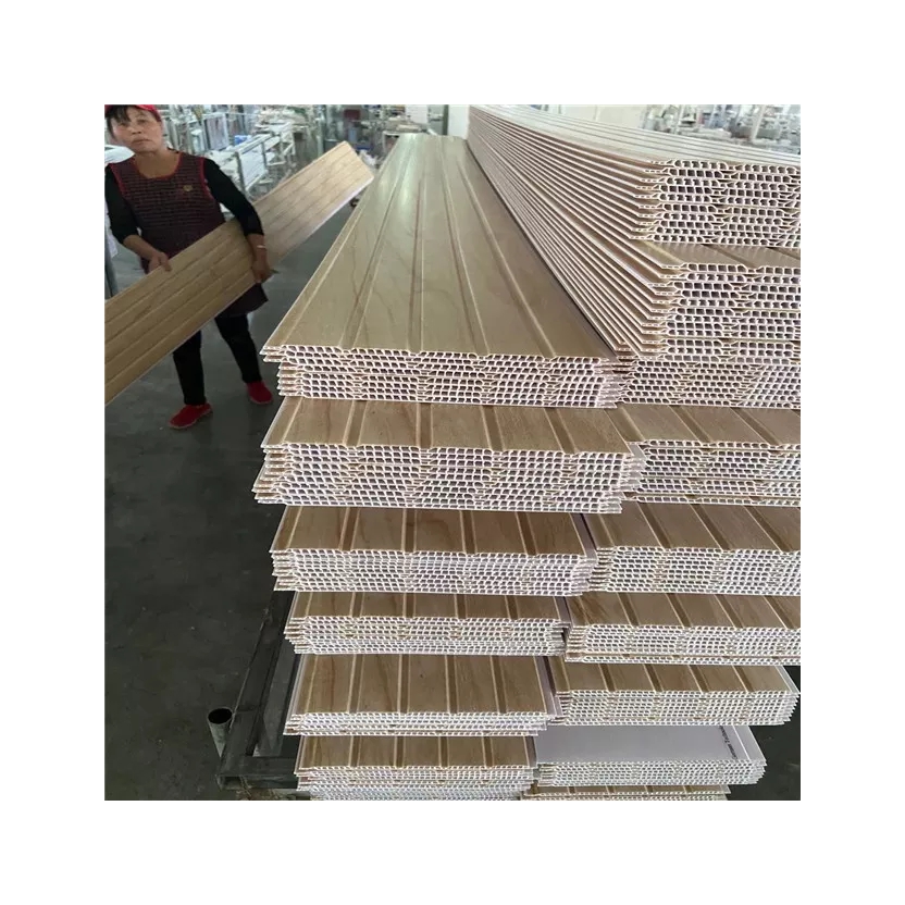 Customized Good Quick Installation Factory Cheap Wpc Exterior PVC Coated Wall Panel Outdoor Wpc Cladding