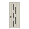 White Customized Size Waterproof PVC Melamine ABS WPC Doors Internal Doors
