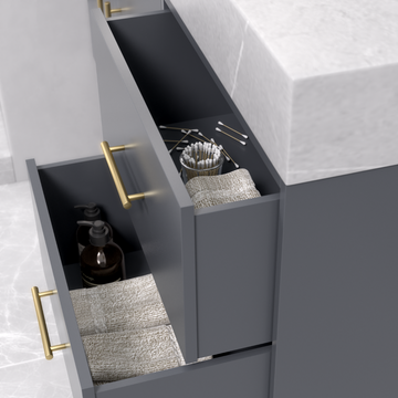 Top Seller China Manufacturer Wash Basin PVC Bathroom Cabinet With Mirror