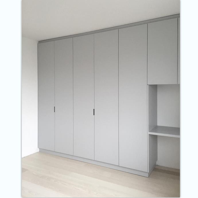 PVC Modern Customized Wooden Closet Bedroom Wardrobe Cabinet
