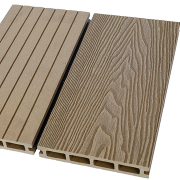 No Cracking No Warping ASA PVC Double Co-extrustion 3D Embossed Solid Composie Decking