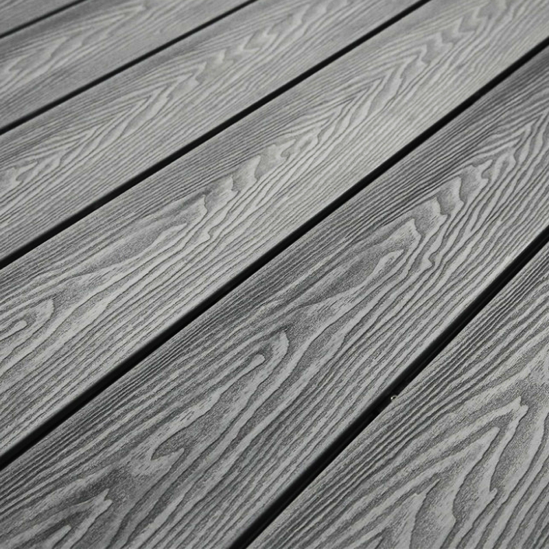 China high cost-effective park outdoor floor plastic wood pvc decking outdoor deck tile