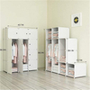 PVC Modern Durable Bedroom Furniture Clothes Combination Cupboards Border Wardrobes