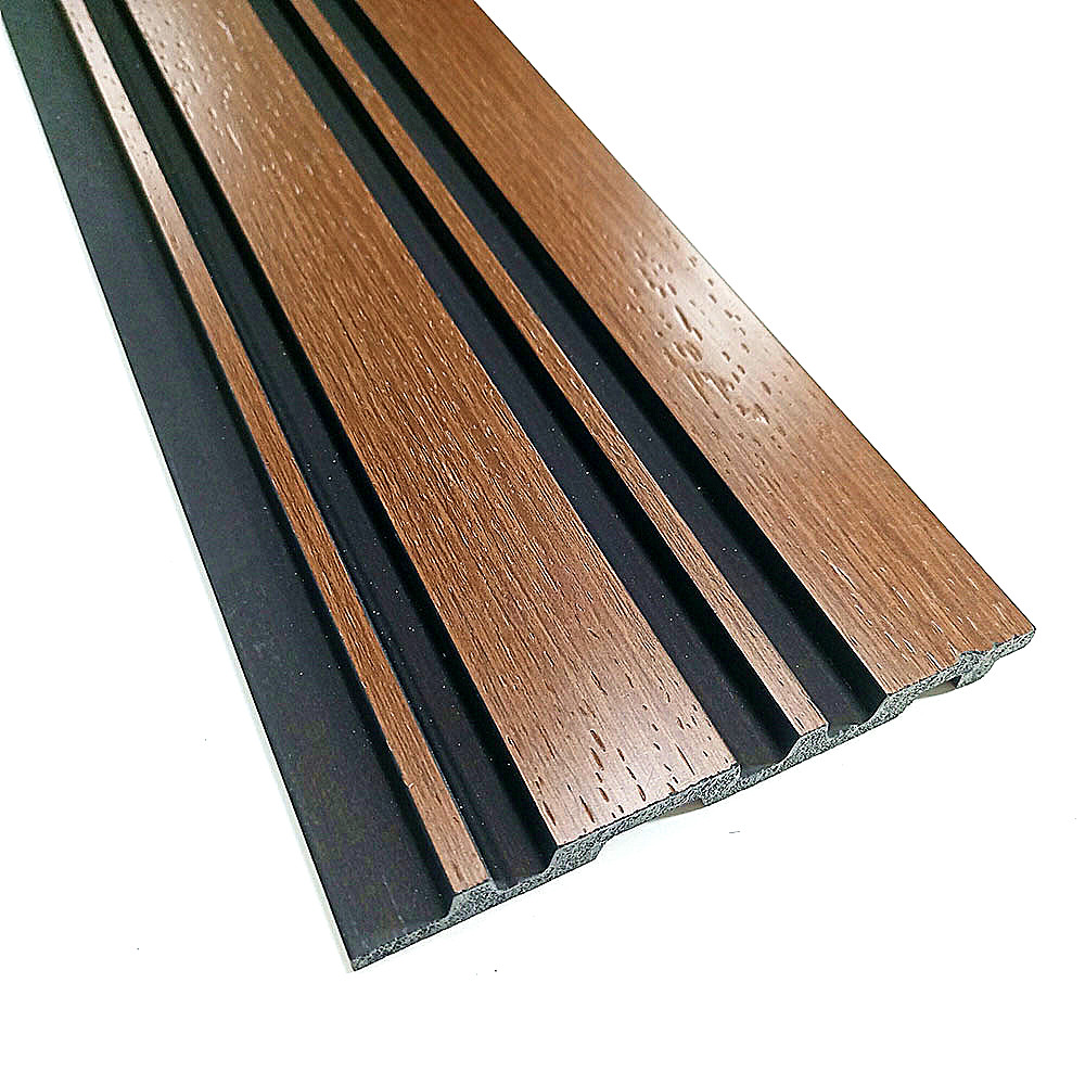 Fireproof Engineering Wpc Wall Panel Pvc Wood Composite Wall Cladding