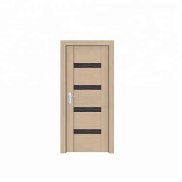 Top Manufacturer Apartment Poly Internal Wood Door Hotel Soundproof Bedroom Door Walnut Modern Interior Solid Wooden Room Door