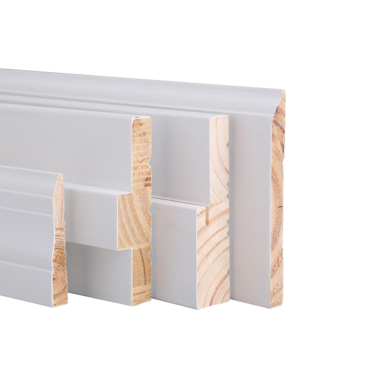 White Primed Finger Joint Pine Wooden Door Jamb