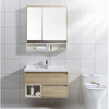 High End Popular Sanitary Ware Bathroom Toilet Furniture PVC Wall Mounted Cabinet Bathroom Vanities with Mirror