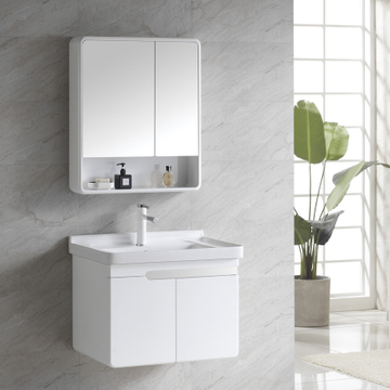 PVC Bathroom Vanity Cabinet Modern Simple Design High Quality Customized Vanity Cabinet