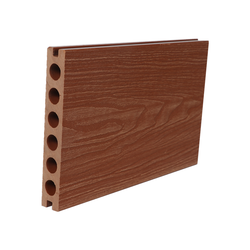 Outdoor 3D Composite Wood Grain Plancher Floor Deck WPC Ground Engineered PVC Decking