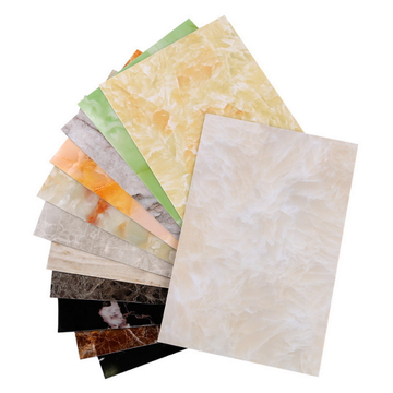 Wood Grain Pvc Rigid Foam Board Bathroom Cabinets Design Material Pvc Foam Board for Kitchen Furniture