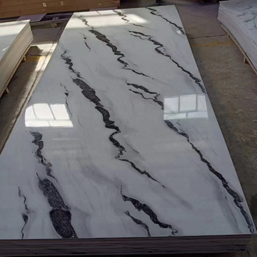 Factory Direct Sale Pvc Marble Sheet 3mm Pvc Foam Board Bathroom Cabinet Decorative Board Flame Retardant Board