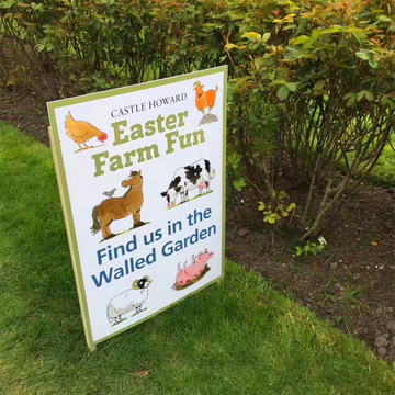 UV Printing Custom Full Color Signs with 5mm PVC Foam Board Die Cut Shape