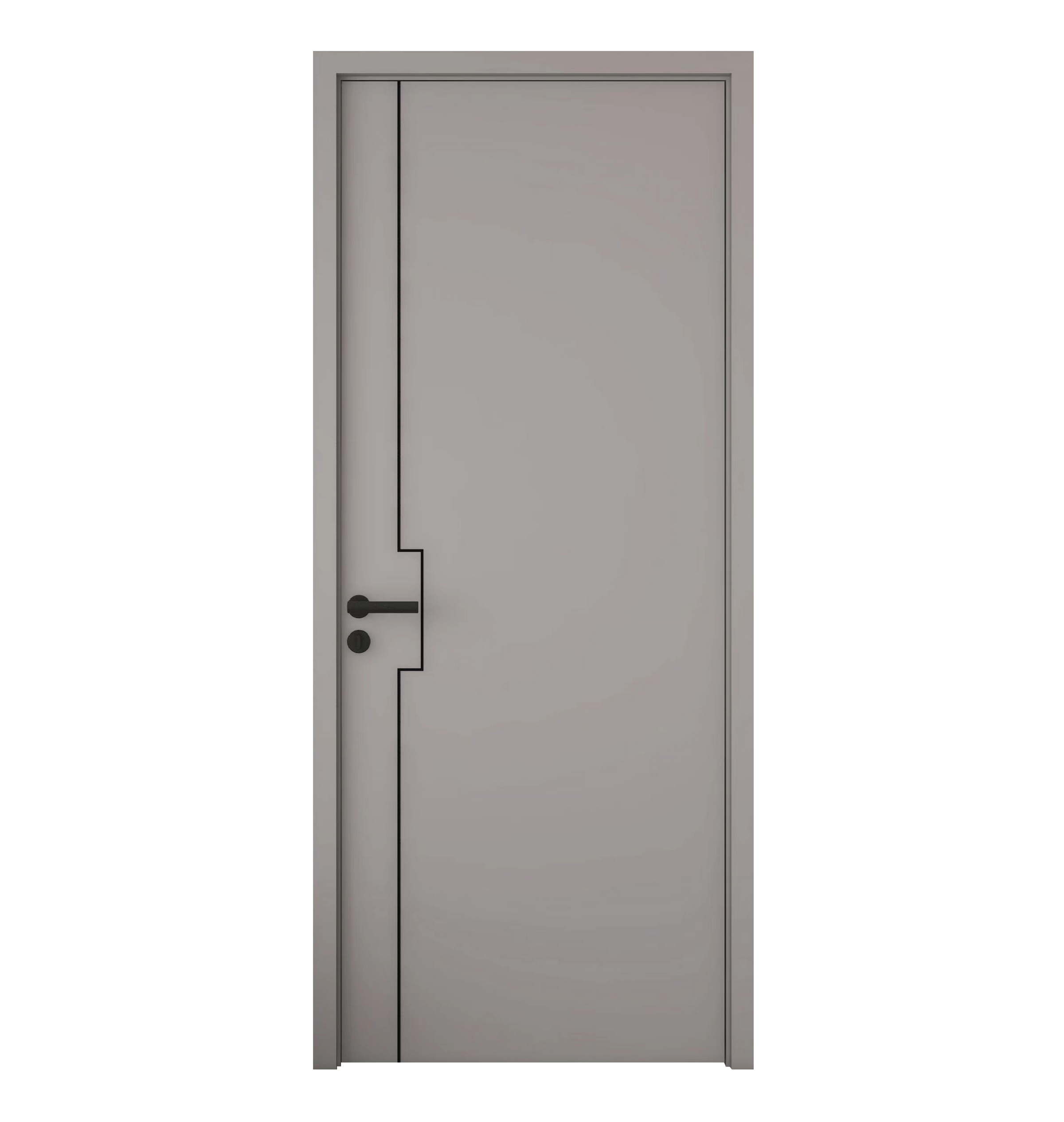 Solid Wooden Door PVC Latest Designs Pictures Panel Interior Room MDF Main Doors for Houses For Bedroom 