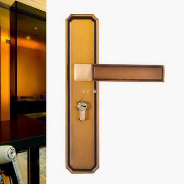 Security Cylindrical Knob Door Lock Lever Handle Stainless Steel Door Key in Lever Entry Door Handle Lock Lever Set