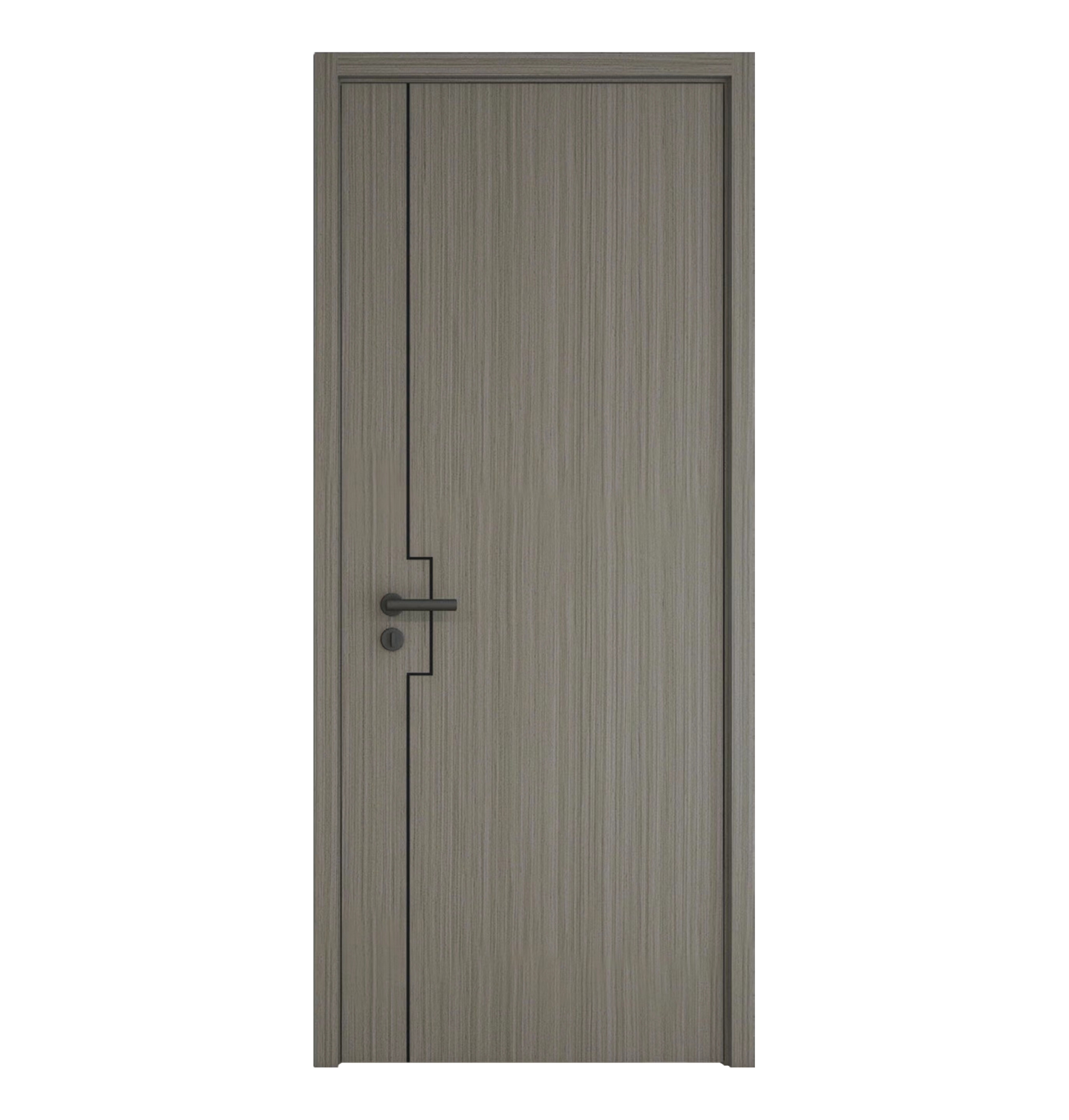 Hot Selling Modern Bedroom Pre Hung Wood Single Primed Solid Core Interior Doors ﻿