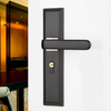 Security Cylindrical Knob Door Lock Lever Handle Stainless Steel Door Key in Lever Entry Door Handle Lock Lever Set