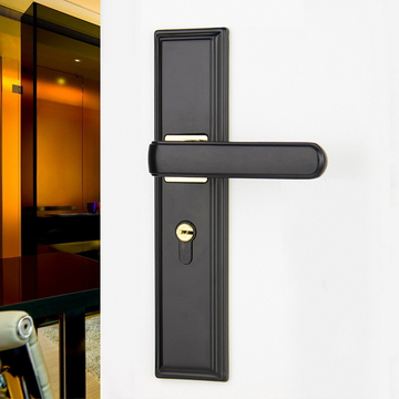 Security Cylindrical Knob Door Lock Lever Handle Stainless Steel Door Key in Lever Entry Door Handle Lock Lever Set