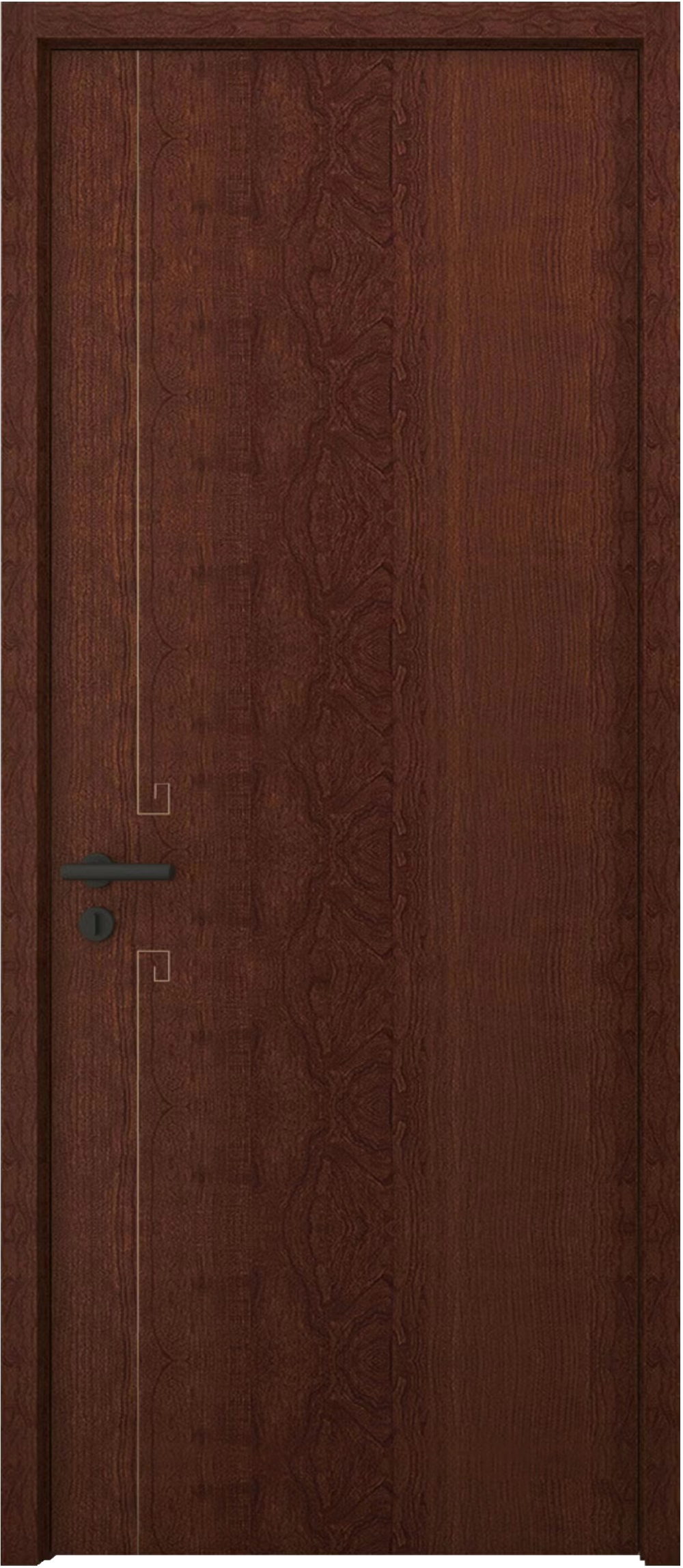 Design Solid Wood Doors Wooden Door Interior Office Modern Wood Interior Doors for Home