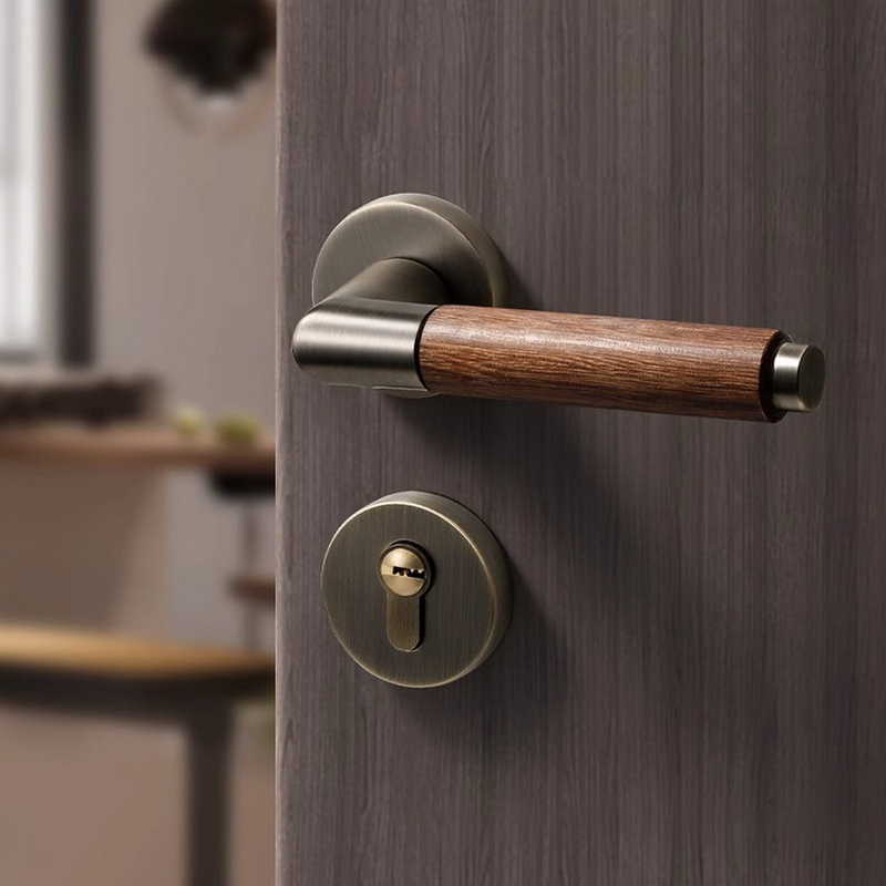 Copper Cylinder Door Lock Ab-Class Safety Door Lock Cylinder With Keys